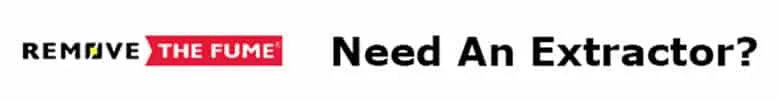 banner showing the remove the fume banner with the words "Need an Extractor?"