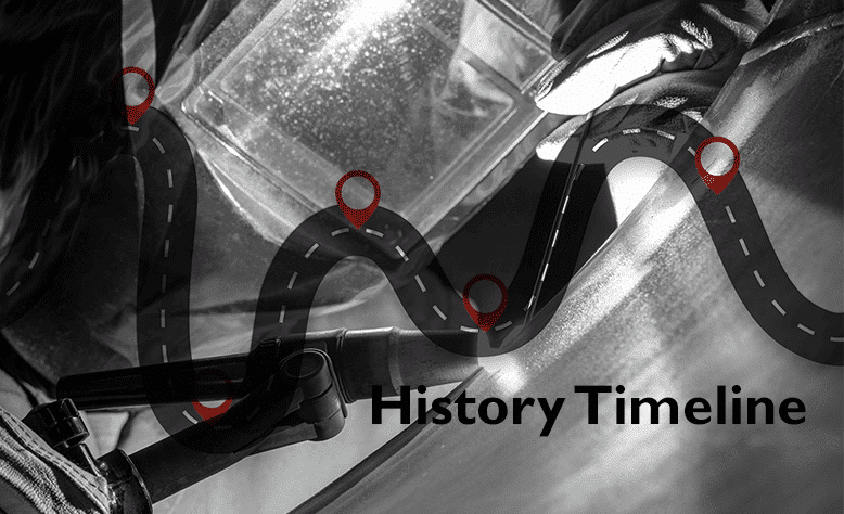 Welding history timeline