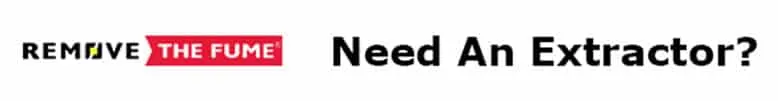 banner showing the remove the fume banner with the words "Need an Extractor?"