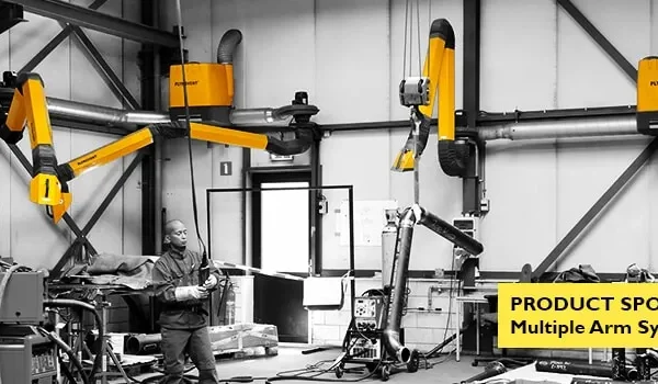 Spotlight image for the variety of Plymovent arms systems