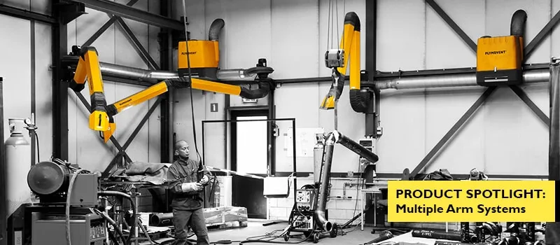 Spotlight image for the variety of Plymovent arms systems