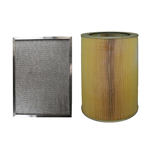 Filter and spark arrestor for MFS and SFS fume extractor