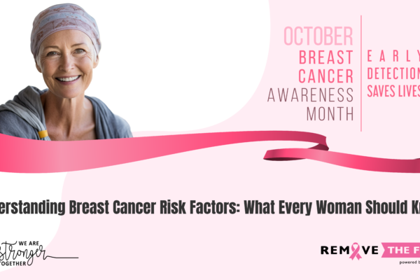 A banner on Breast Cancer Awareness month for building awareness towards the cause.