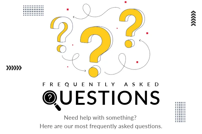 Website Banner with the text "Frequently Asked Questions"