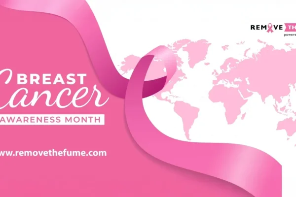 A website banner for Breast Cancer Awareness.